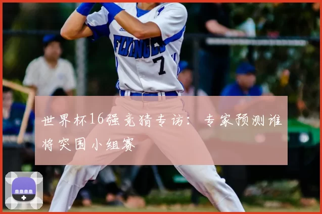 世界杯16强竞猜专访：专家预测谁将突围小组赛