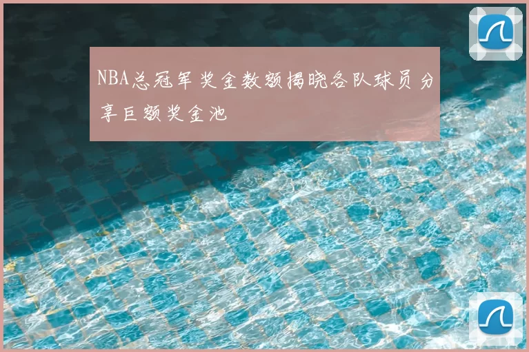 NBA总冠军奖金数额揭晓各队球员分享巨额奖金池