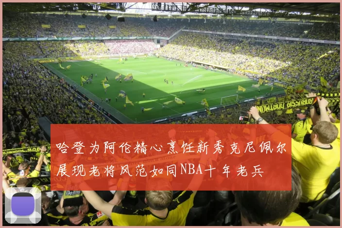 哈登为阿伦精心烹饪新秀克尼佩尔展现老将风范如同NBA十年老兵