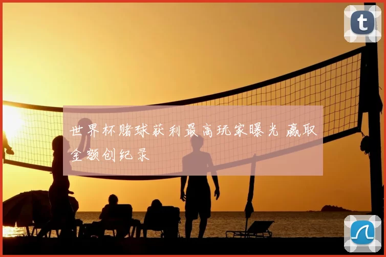 世界杯赌球获利最高玩家曝光 赢取金额创纪录