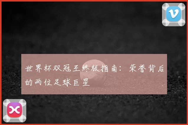 世界杯双冠王终极指南：荣誉背后的两位足球巨星